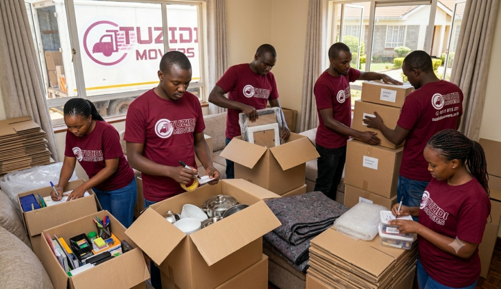 tuzidimover packing for international relocation