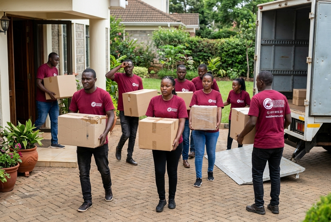 Tuzidi Movers offloading 6